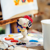 Jim Shore x Peanuts - Artist Dog Snoopy Figurine 6011956