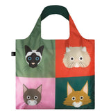 LOQI Tote Bag - Cats by Stephen Cheetham