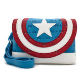 "Sale" Loungefly Marvel - Captain America Shoulder Crossbody Bag MVTB0102