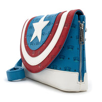 "Clearance Sale" Loungefly Marvel - Captain America Shoulder Crossbody Bag MVTB0102