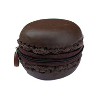 "Clearance Sale" P!Q - Chocolate Macaron Coin Bag
