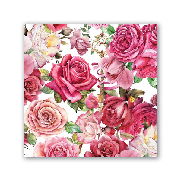 Michel Design Works - Royal Rose Luncheon Napkin Set