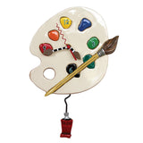 Allen Designs - Art Time Swing Pendulum Wall Clock Artist Color Platter P1760