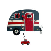 "Sale" Allen Designs - Camper Van Swing Pendulum Car Truck Wall Clock P2150