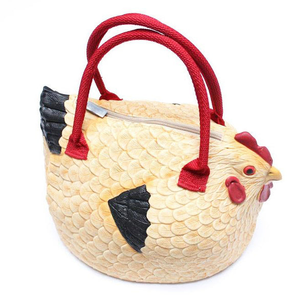 Amazon.com: Hen Couture Rubber Chicken Coin Purse - Rhode Island Red Hen  Chick Coin Purse Pouch : Clothing, Shoes & Jewelry