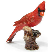Little Critterz x Northern Rose - Cardinal on Branch Figurine R120