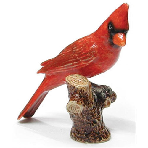 Little Critterz x Northern Rose - Cardinal on Branch Figurine R120