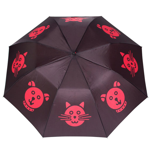 "Clearance Sale" P!Q - Cats & Dogs Folding Umbrella