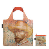 LOQI Tote Bag - Portrait with Straw Hat by Vincent Van Gogh