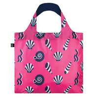 LOQI Tote Bag - Nautical Shells Pink