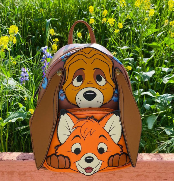 fox and hound mini backpack Loungefly Disney