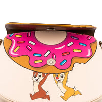 Loungefly Disney - Chip And Dale Sweet Treats Donut Crossbody Bag WDTB2385