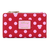 Loungefly Disney - Minnie Mouse Pink & Red Polka Dots Wallet WDWA1521