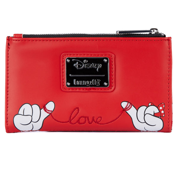 Loungefly Disney Minnie Mouse Pink & Red Polka Dot Flap Wallet