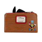 "Sale" Loungefly x Disney - Pinocchio Jiminy Cricket Flap Wallet WDWA2020