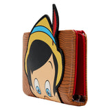 "Clearance Sale" Loungefly Disney - Pinocchio Jiminy Cricket Flap Wallet WDWA2020