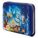 "Sale" Loungefly Disney - Aladdin Jasmine 30th Anniversary Ziparound Wallet WDWA2088