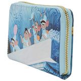 "Sale" Loungefly Disney - Cinderella & Prince Charming Mouse Friends Ziparound Wallet WDWA2095