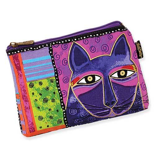 Laurel Burch - Whiskered Cat Cosmetic Bag