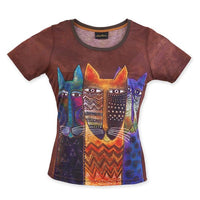 Laurel Burch - Tribal Cats Women's T-Shirt
