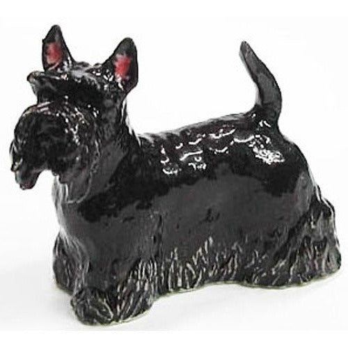 Little Critterz x Northern Rose - Black Scottish Terrier Figurine
