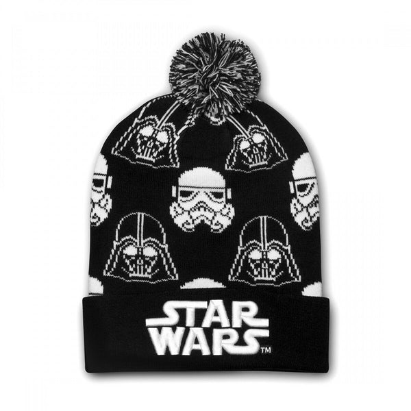 "Sale" Loungefly Star Wars - Darth Vader & Stormtropper Knitted Toque Hat STBN0005