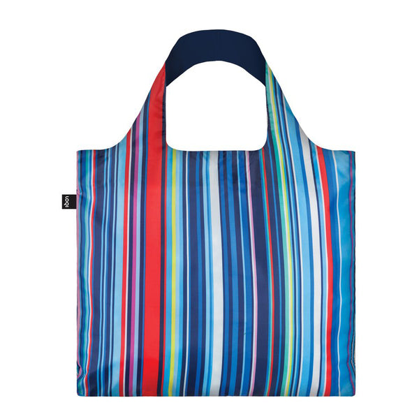 LOQI Tote Bag - Stripes Blue