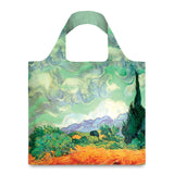 LOQI Tote Bag - Wheat Field with Cypresses by Vincent Van Gogh
